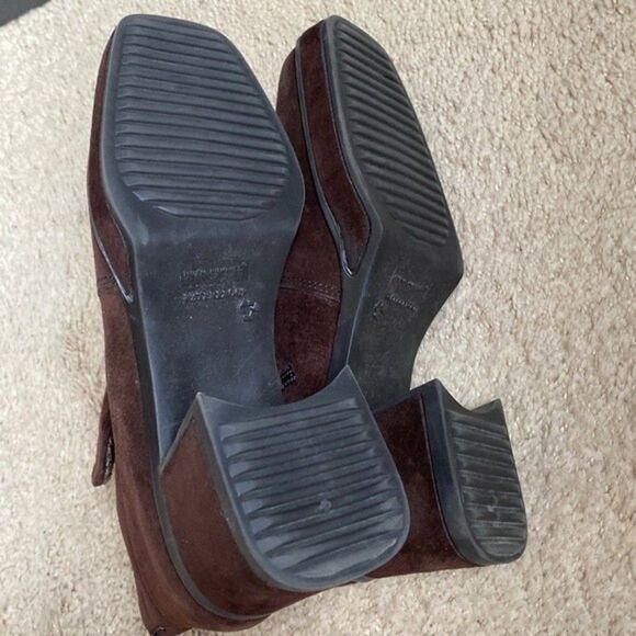 Hush Puppies Brown Suede Side Zip Waterproof Ankle Canada Winter Boots Sz 7.5 - Picture 12 of 12